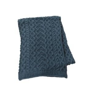1847 Women's Irish Knitted Wool Soft Heart Pattern Scarf